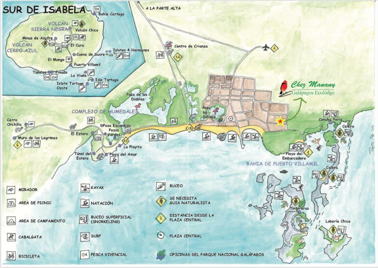 Chez Manany Galapagos Ecolodge Puerto Villamil Kültér fotó